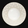 Porcelain Large Rim Plate Gold Finish