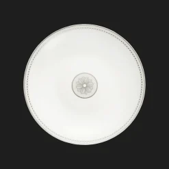 Porcelain Open Vegetable Dish Platinum Finish