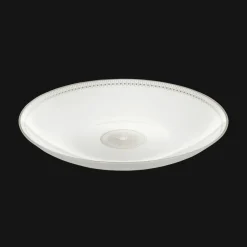 Porcelain Open Vegetable Dish Platinum Finish