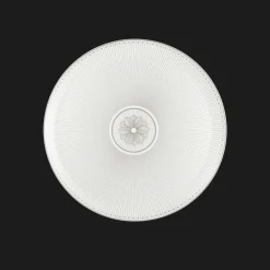 Porcelain Pie Dish Platinum Finish