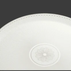 Porcelain Pie Dish Platinum Finish