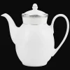 Porcelain Pot Platinum Finish