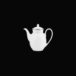 Porcelain Pot Platinum Finish