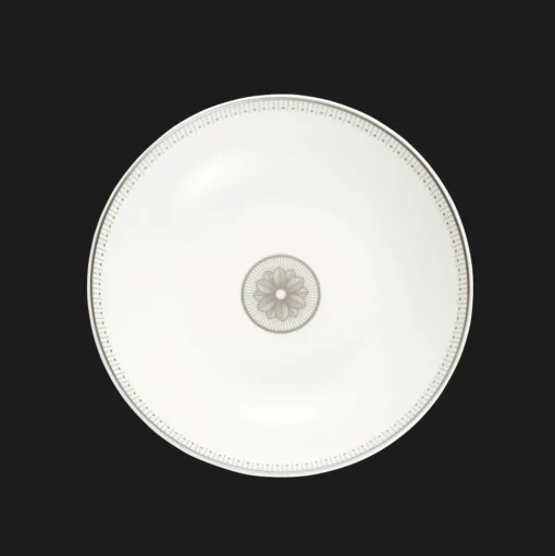 Porcelain Soup cereal bowl Platinum Finish