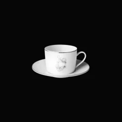 Porcelain Tea/Coffee Cup & Saucer