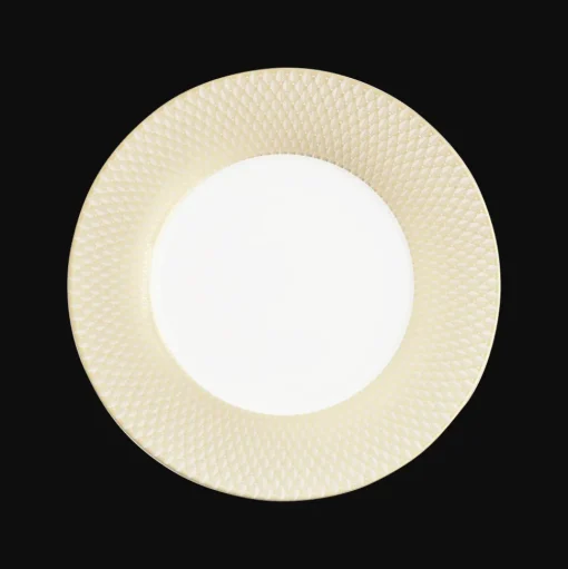 Porcelain Underplate Gold Finish