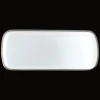 Rectangular Plate Platinum finish - 15 in