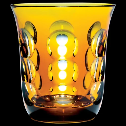 Red Crystal Water Glass