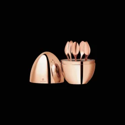 Rose Gold 6-Piece Espresso Spoon Set