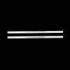 Set of 2 silver plated small straws