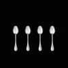 Silver plated Set of 4 espresso spoons