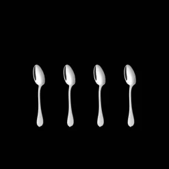 Silver plated Set of 4 espresso spoons