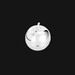 Silver-Plated Apple Trinket box