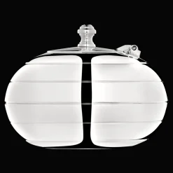 Silver-Plated Ashtray with Lid