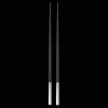Silver-Plated Black Japanese Chopsticks