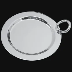 Silver-Plated Bottle/Carafe Coaster