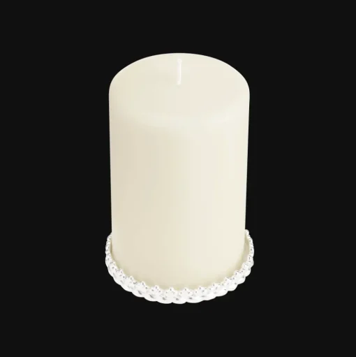Silver-Plated Candle Holder