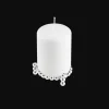 Silver-Plated Candle Jewel Holder