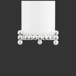 Silver-Plated Candle Jewel Holder