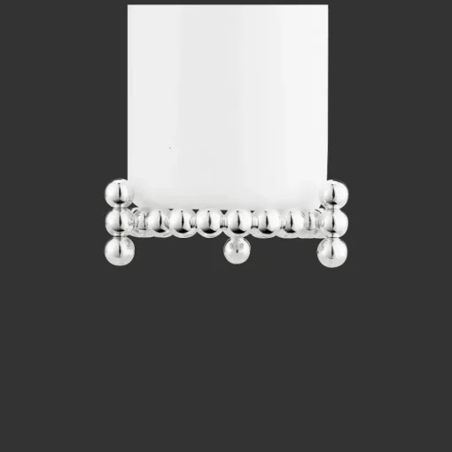 Silver-Plated Candle Jewel Holder