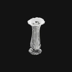 Silver-Plated Celery Shape Vase