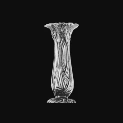 Silver-Plated Celery Shape Vase