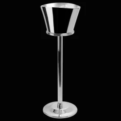 Silver-Plated Champagne & Ice Bucket Stand (Bucket Not Included)