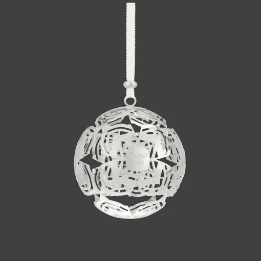 Silver-Plated Christmas Ornament 2022 Edition