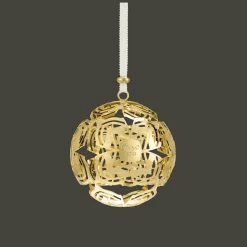 Silver-Plated Christmas Ornament 2022 Edition - Gold