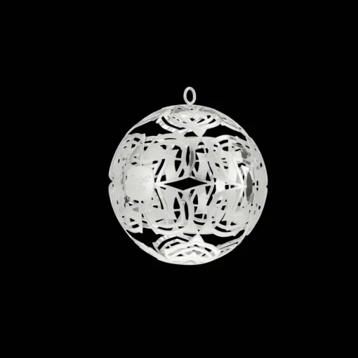 Silver-Plated Christmas Ornament 2022 Edition