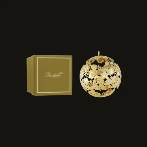 Silver-Plated Christmas Ornament 2024 Edition - Gold