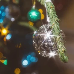 Silver-Plated Christmas Ornament 2022 Edition
