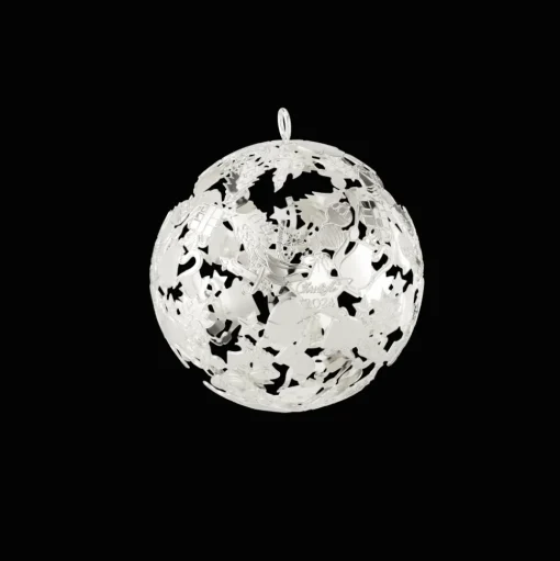 Silver-Plated Christmas Ornament 2024 Edition - Silver