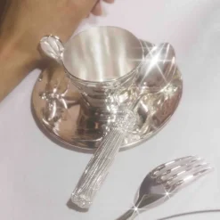 Silver-Plated Coffee Spoon Set