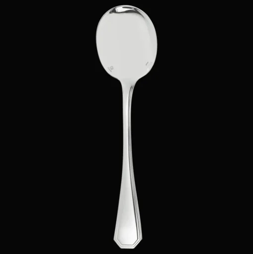Silver-Plated Cream Soup Spoon