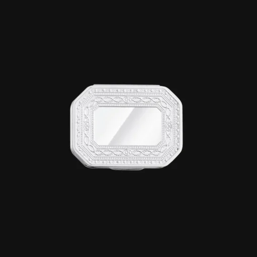Silver-Plated Cut Edges Trinket box