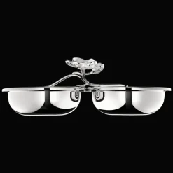 Silver-Plated Dual Bowl Serving Dish