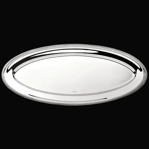 Silver-Plated Fish Serving Platter 28 in