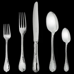 Silver-Plated Five-Piece Flatware Set
