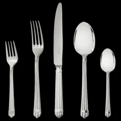 Silver-Plated Five-Piece Place Setting
