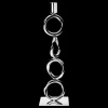 Silver-Plated Four-Ring Candlestick