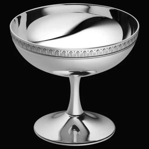 Silver-Plated Ice Cream Bowl