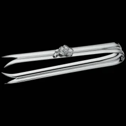 Silver-Plated Ice Tongs
