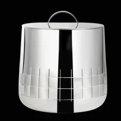 Silver-Plated Insulated Ice Bucket