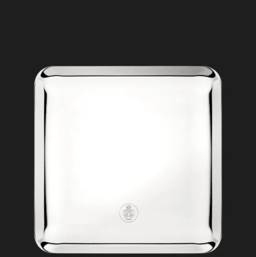 Silver-Plated Large Square Platter 20x20