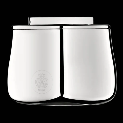 Silver-Plated Lidded Sugar Bowl