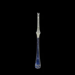 Silver-plated Lobster Pick - Marbled Blue