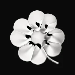 Silver-Plated Lucky 4-Leaf Clover Bowl