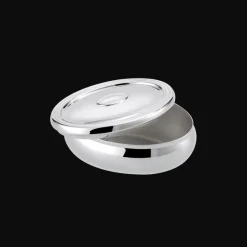 Silver-Plated Medaillon Trinket box