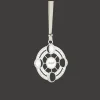 Silver-Plated Moon Phases Ornament - 2023